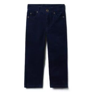 NWT Janie and Jack corduroy pants dark blue size 12-18mo.